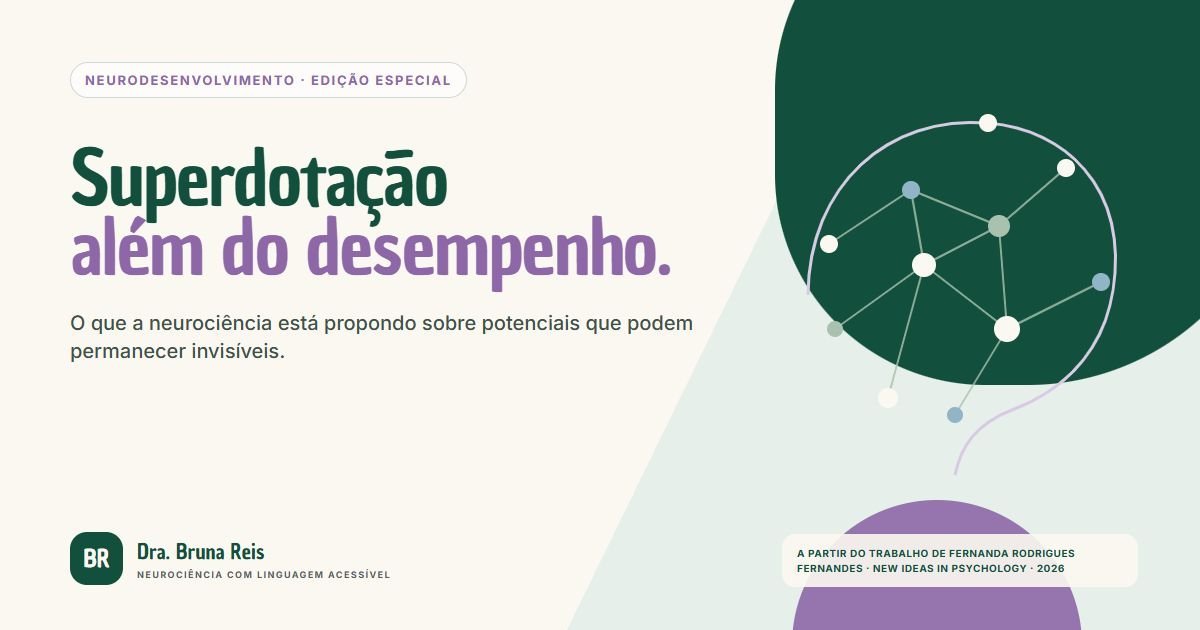 Ilustração editorial: Superdotação além do desempenho